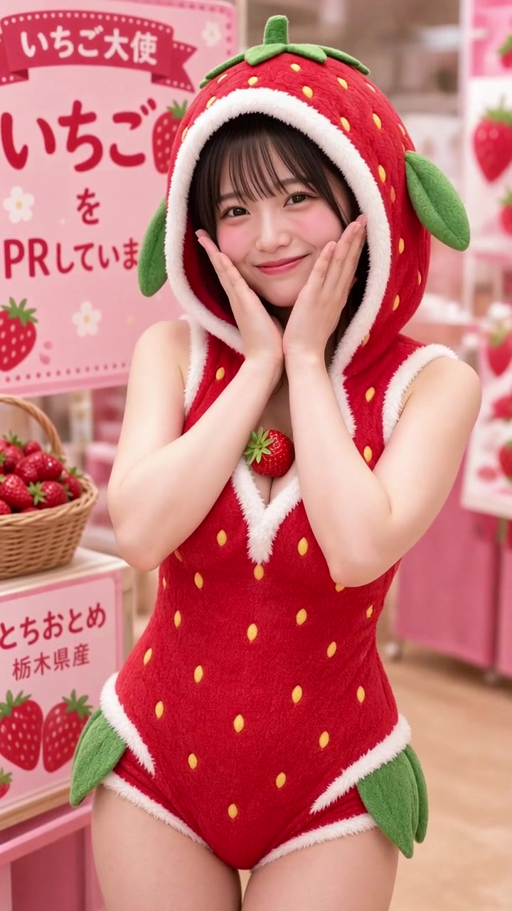 いちご大使　がんばってます！