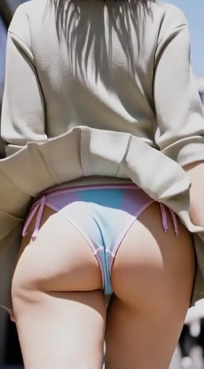 風のいたずらパンチラ
