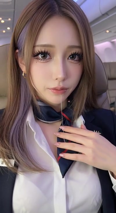 ギャルCAのよだれ❤︎