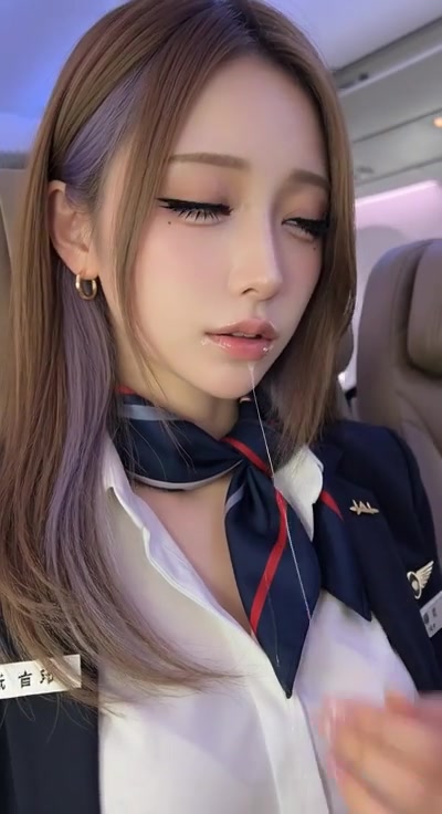 ギャルCAのよだれ❤︎